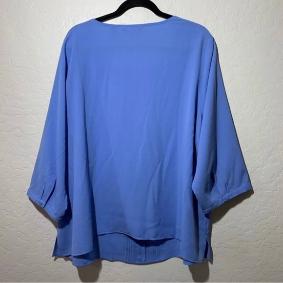 Light Blue Blouse - Picture 3 of 4